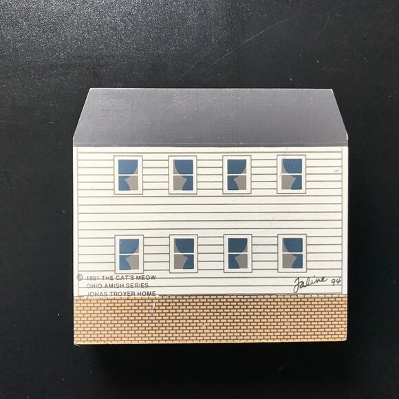 FALINES THE CAT'S MEOW OHIO AMISH SERIES- JONAS TROYER HOME & ELI'S HARNESS SHOP - Picture 5 of 5